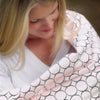 SwaddleDuo - Classic Peace. Love. Swaddle, Pink