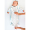 Cotton Knit zzZipMe Sack Set - Tiny Fox, Sterling