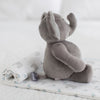 Ultimate Swaddle and Plush Toy Set - Elephants and Chickies + Baby Elephant