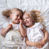 SwaddleDuo - Classic Peace. Love. Swaddle, Blue