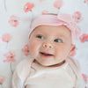 Silky Swaddle® Viscose from Bamboo - Watercolor Poppies, Pink Coral Blush (Painted by Lynette)