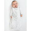Cozy Black Puppytooth zzZipMe Sack + Gown Set