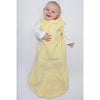 Baby Velvet zzZipMe Sack - Ultimate, Muslin Swaddle Newborn Gift Set, Pastel Yellow/Sterling
