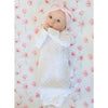 Silky Swaddle® Viscose from Bamboo - Watercolor Poppies, Pink Coral Blush (Painted by Lynette)