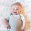 Baby Velvet zzZipMe Sack - Ultimate, Muslin Swaddle Newborn Gift Set, Pastel Yellow/Sterling