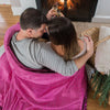 Adult Luxury Throw - Puppytooth, Sterling