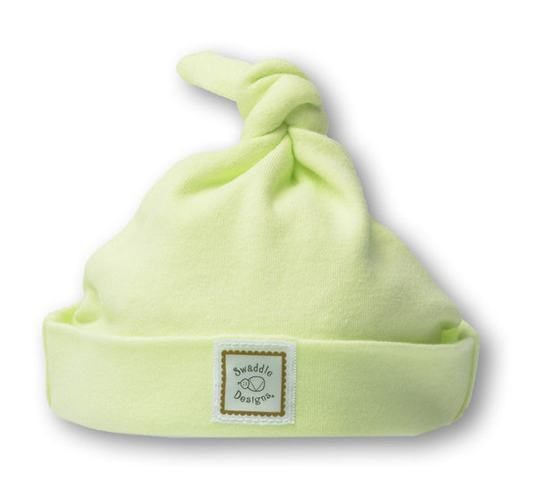 Knotted Hat - Pastel with Mocha Logo