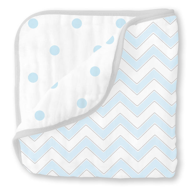 Muslin Luxe Blanket - Chevron