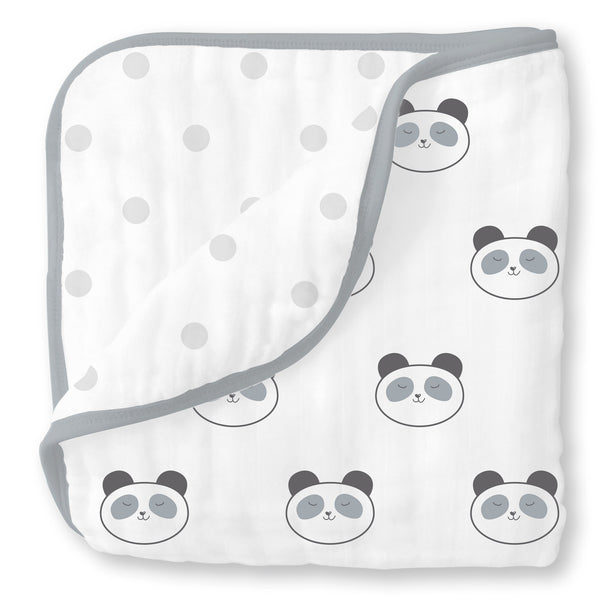 Muslin Luxe Blanket - Panda