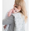 Muslin Swaddle Blanket + Muslin Headband Gift Set - Starshine Shimmer, Sterling