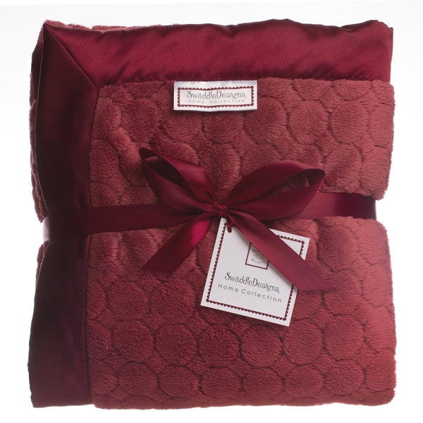 Adult Luxury Throw - Puff Circle, Truffle