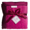 Adult Luxury Throw - Puff Circle, Very Berry