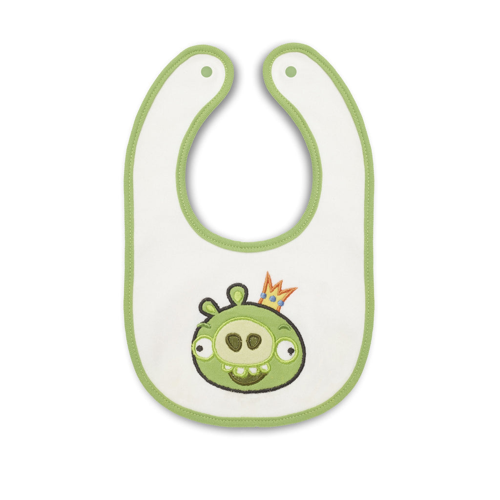 Small Baby Bib - King Pig