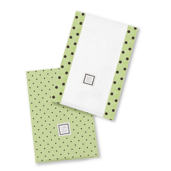 Baby Burpies - Brown Polka Dots