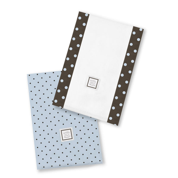 Baby Burpies - Brown Polka Dots
