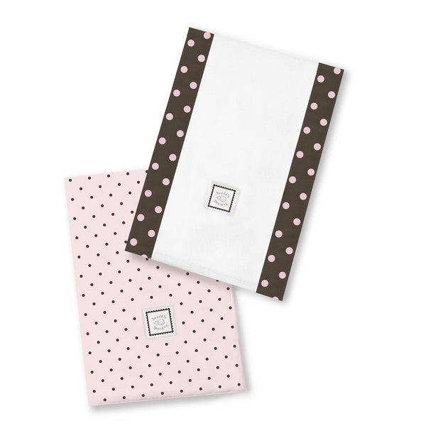 Baby Burpies - Brown Polka Dots