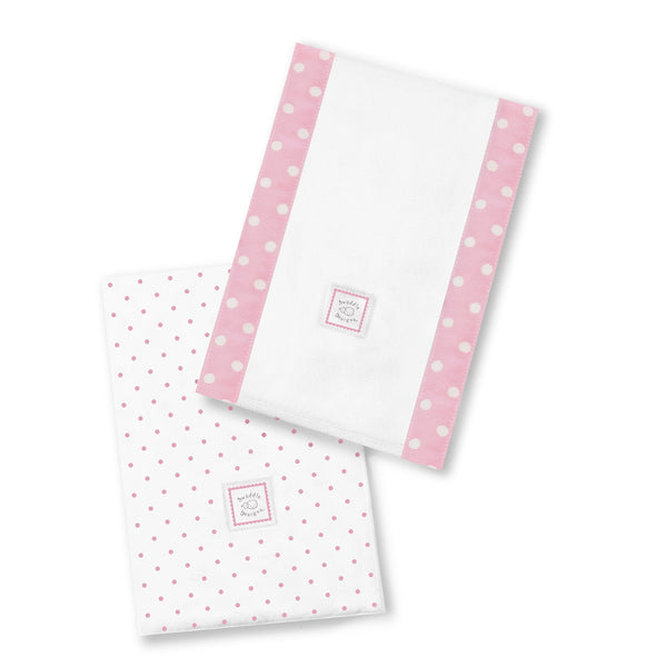 Baby Burpies - Polka Dots, Pink