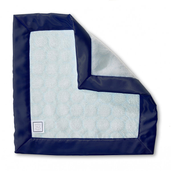 Cozy Baby Lovie - Blue Puff Circles