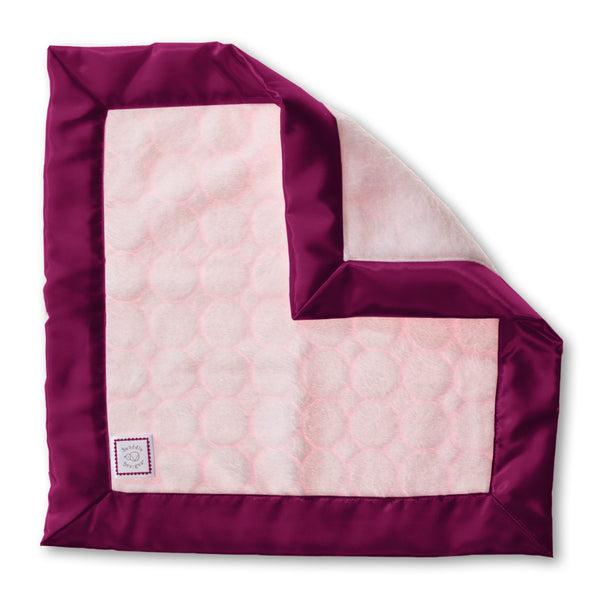 Cozy Baby Lovie - Pink Puff Circles