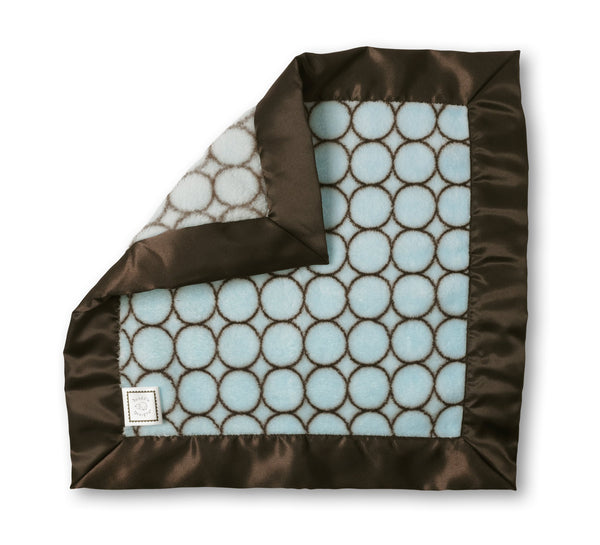Cozy Baby Lovie - Brown Mod Circles