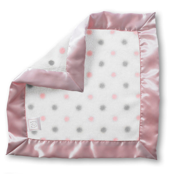 Cozy Baby Lovie - Sterling Dots with Pastel