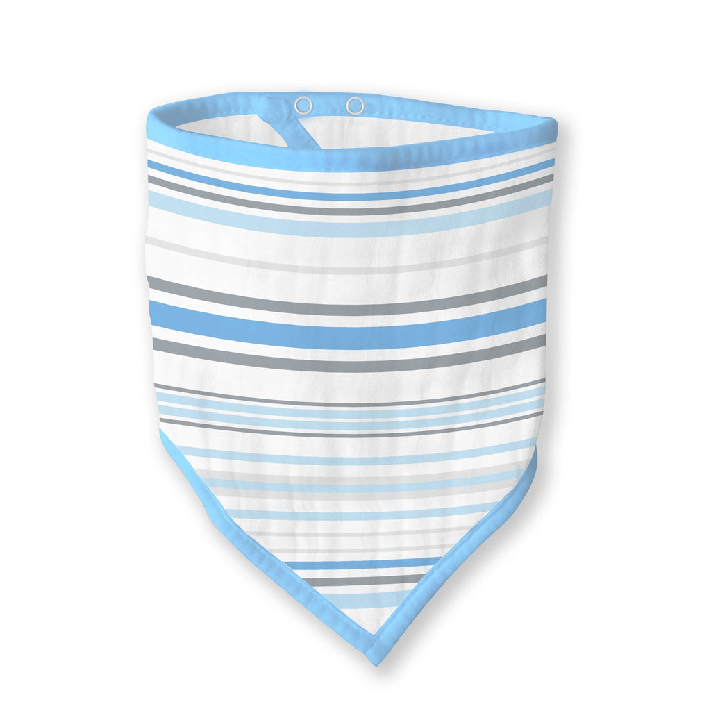 Muslin Bandana Bib - Stripes