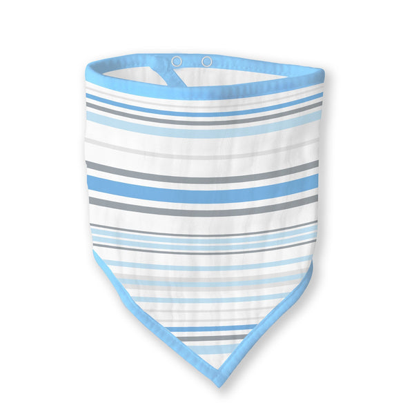 Muslin Bandana Bib - Stripes