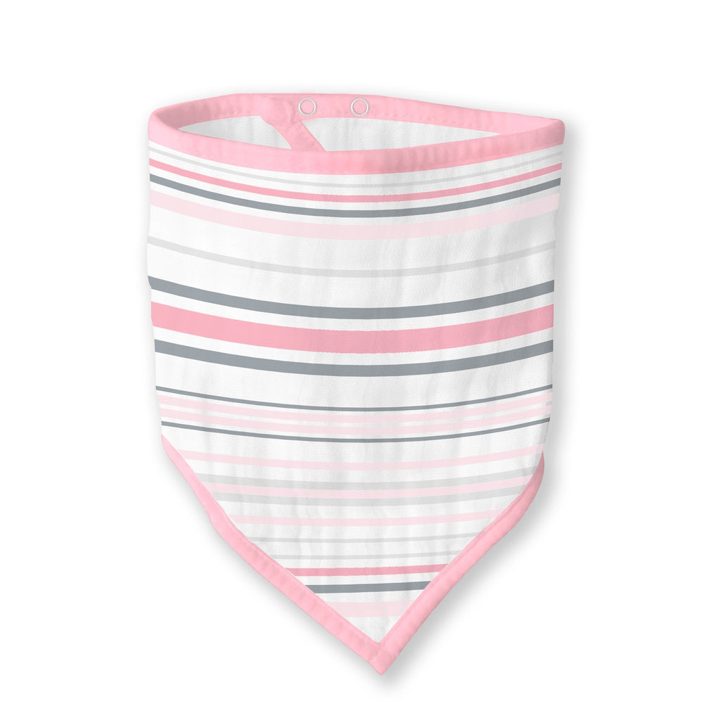 Muslin Bandana Bib - Stripes