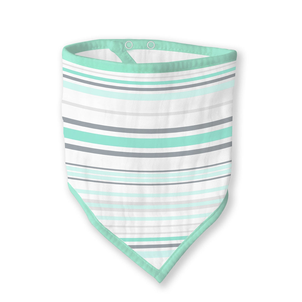 Muslin Bandana Bib - Stripes