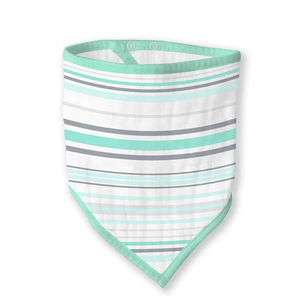 Muslin Bandana Bib - Stripes
