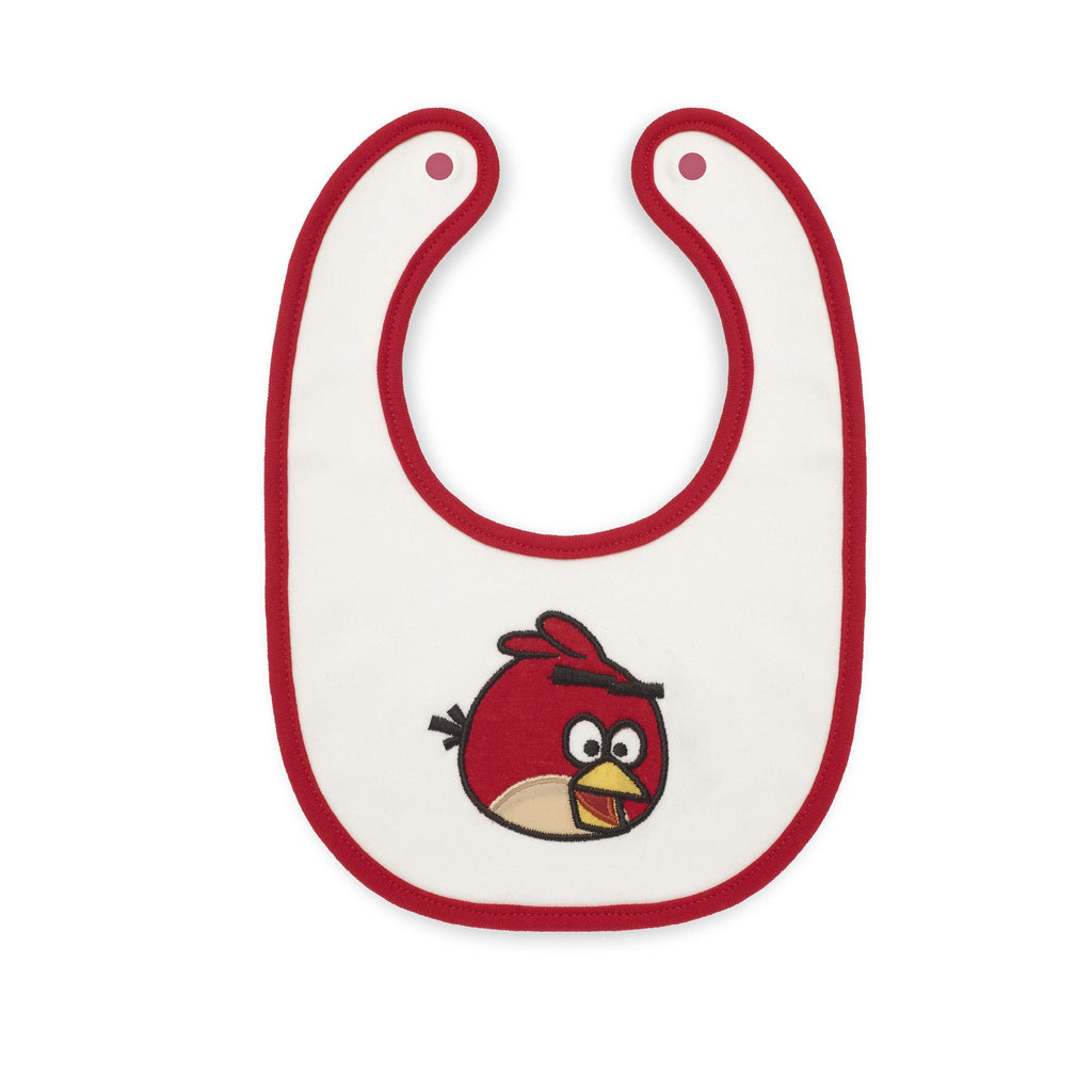 Small Baby Bib - Red Bird