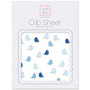 Flannel Fitted Crib Sheet - Little Chickies