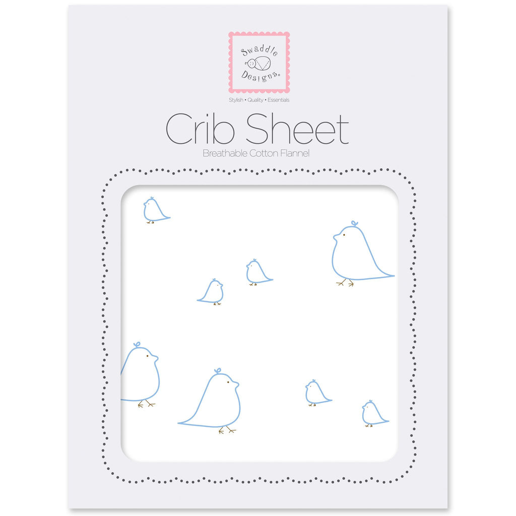 Flannel Fitted Crib Sheet - Mama & Baby Chickies