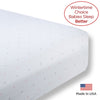 Flannel Fitted Crib Sheet - Pastel & Sterling Little Dots, Pastel Pink