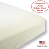 Flannel Fitted Crib Sheet - Fresh Pastel Polka Dot, Kiwi