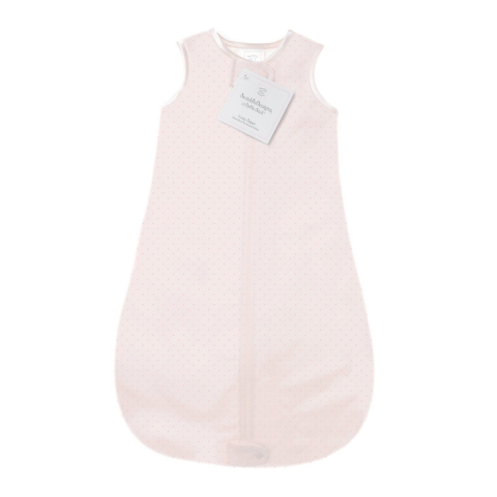 Cotton zzZipMe Sack - Pastel Polka Dot, Pink