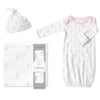 Muslin Swaddle, Gown and Hat - Gift Set