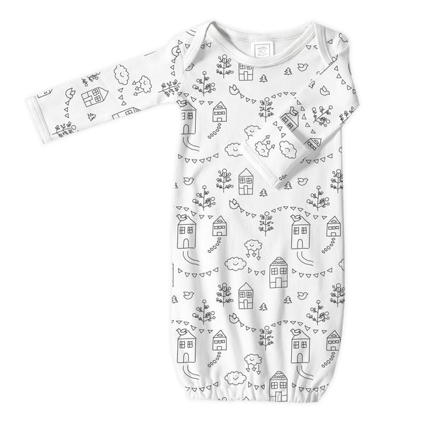 Cotton Knit Gown - Little Village