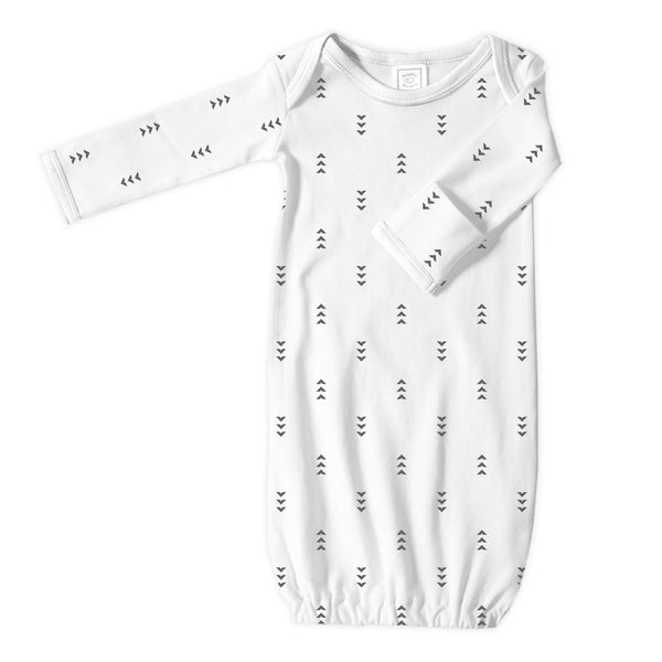 Cotton Knit Gown - Tiny Arrows