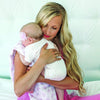 Muslin Swaddle Blankets - Heavenly Floral with Shimmer (Set of 4)