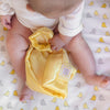 Cozy Baby Lovie - Puff Circles, Yellow