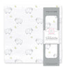 Muslin Swaddle Single - Little Lambs and Stars Sterling