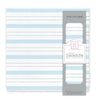 Muslin Swaddle Single - Blue Serenity Stripes