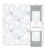 Muslin Swaddle Single - Starshine Shimmer, Blue