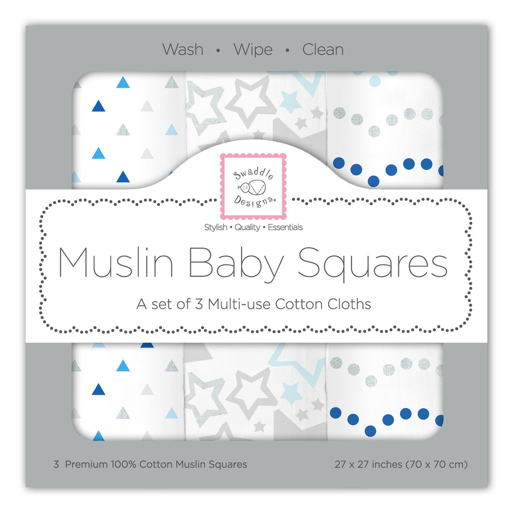 Muslin Squares - Starshine Shimmer (Set of 3)