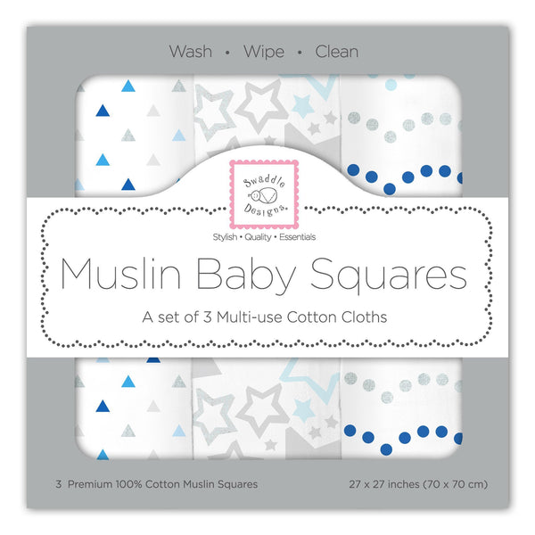 Muslin Squares - Starshine Shimmer (Set of 3)