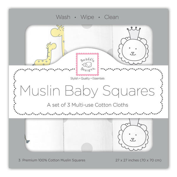 Muslin Squares - Jungle Friends
