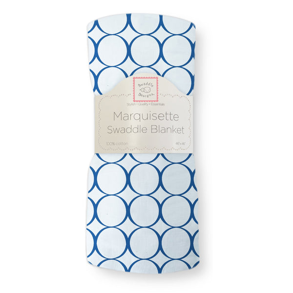 Marquisette Swaddle Blanket - Jewel Tone Circles