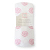 Marquisette Swaddle Blanket - Rose