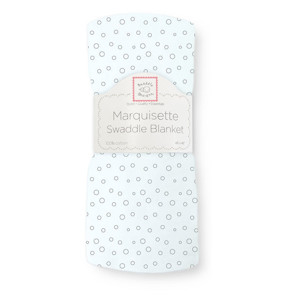 Marquisette Swaddle Blanket - Bubble Dots